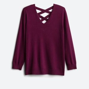 Love Ellie Mia Back Detail Sweater - 2X